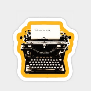 Write your own story. Sticker